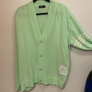 Boohoo Man Varsity Cardigan never worn